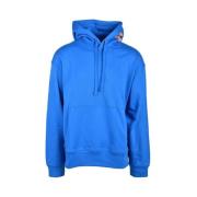 Diesel Blå Bomulls Sweatshirt Vår/Sommar Kollektion Blue, Herr