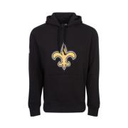 New Era Svart Saints Team Logo Hoodie Black, Herr