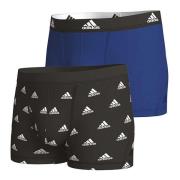 Adidas Aktiv Flex Bomullsboxers Blå/Svart Multicolor, Herr