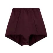 Ermanno Scervino Högmidjade silke underkläder shorts Red, Dam