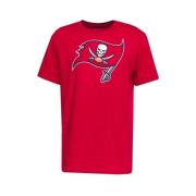 Nike Röd Buccaneers Logo Tee Red, Herr