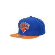 Mitchell & Ness Royal Knicks Team Snapback Hat Blue, Herr