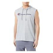 Champion Legacy Logo Hooded Vest Gray, Herr