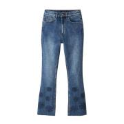 Desigual Smala Bomullsblandningsjeans Blue, Dam