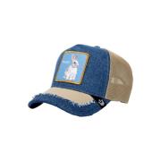 Goorin Bros Silki Rabbit Trucker Cap Blue, Herr