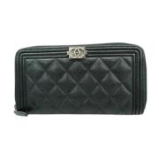 Chanel Vintage Pre-owned Laeder plnbcker Black, Dam