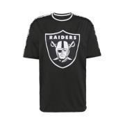 New Era Svart Raiders NFL Taping Tee Black, Herr