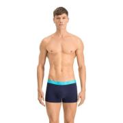 Puma Turkos/Blå Basic Trunk Boxers Blue, Herr