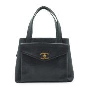 Chanel Vintage Pre-owned Laeder handvskor Black, Dam