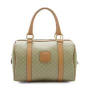 Celine Vintage Pre-owned Canvas handvskor Beige, Dam