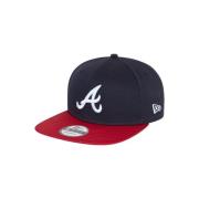 New Era Braves MLB Keps Marinblå Stil 9Fifty Blue, Herr