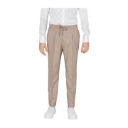 Antony Morato Beige Modern Passform Stretchbyxor Beige, Herr