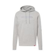 Hummel Legacy Logo Hoodie i Grå Gray, Herr