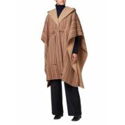 Paul Smith Vändbar Kamelullcape Brown, Dam