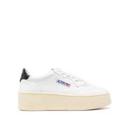 Autry Vita Plattform Sneakers White, Dam