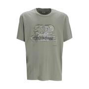 C.p. Company Avslappnad Bomull T-shirt Green, Herr