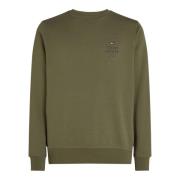 Tommy Hilfiger Grön Stack Sweatshirt Green, Herr