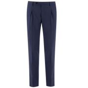 Berwich Slim Fit Herrbyxor Italien Blue, Herr