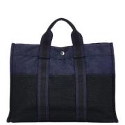 Hermès Vintage Pre-owned Canvas totevskor Black, Dam