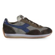 Diadora Vintage Canvas Sneakers med Lärdetaljer Multicolor, Herr