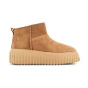 Hogan Beige Ankelboots för Kvinnor Brown, Dam