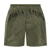 Palm Angels Badshorts Green, Herr