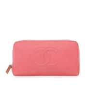 Chanel Vintage Pre-owned Laeder plnbcker Pink, Dam