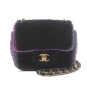 Chanel Vintage Pre-owned Laeder crossbodyvskor Purple, Dam