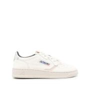 Autry Låg Beige Silver Sneaker Medalist White, Dam