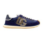 Dolce & Gabbana Låga Sneakers för Män Blue, Herr