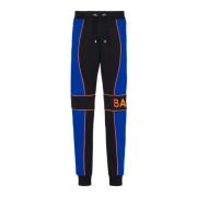 Balmain Joggingbyxor med logoinlägg Blue, Herr