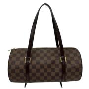 Louis Vuitton Vintage Pre-owned Canvas handvskor Brown, Dam