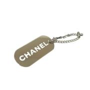 Chanel Vintage Pre-owned Metall nyckelhllare Gray, Unisex