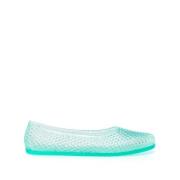 Ancient Greek Sandals Perforerade Aqua Gröna Slip-On Sandaler Green, D...