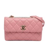 Chanel Vintage Pre-owned Laeder chanel-vskor Pink, Dam