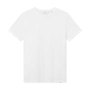 Les Deux Vit Nørregaard Tonal T-Shirt White, Herr