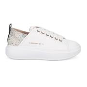 Alexander Smith Wembley Vita Strass Sneakers White, Dam