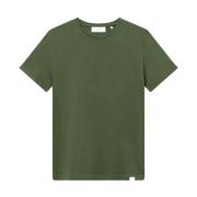 Les Deux Tidlös crew neck t-shirt Nørregaard upplaga Green, Herr