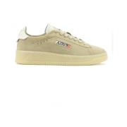 Autry Beige Lädersneakers Beige, Dam