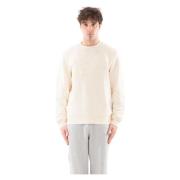 Lacoste Quiltad Croc Fleece Sweatshirt Beige, Herr