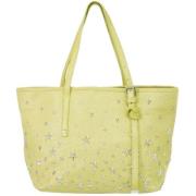 Jimmy Choo Pre-owned Pre-owned Laeder handvskor Yellow, Dam