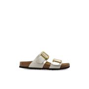 Birkenstock Tofflor Sydney Kudde Spänne Beige, Dam