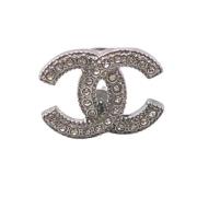 Chanel Vintage Pre-owned Metall chanel-smycken Gray, Dam