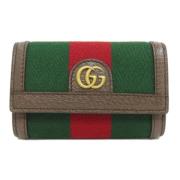 Gucci Vintage Pre-owned Canvas nyckelhllare Brown, Dam