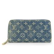 Louis Vuitton Vintage Pre-owned Denim plnbcker Blue, Dam