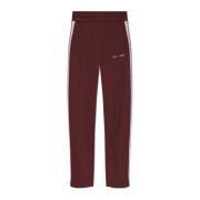 Palm Angels Sweatpants med broderad logotyp Red, Herr