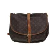 Louis Vuitton Vintage Pre-owned Canvas louis-vuitton-vskor Brown, Dam