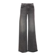 Mother Grå Twister Heel Jeans Gray, Dam