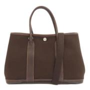 Hermès Vintage Pre-owned Canvas totevskor Brown, Dam