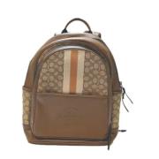 Coach Pre-owned Pre-owned Canvas ryggsckar Brown, Dam